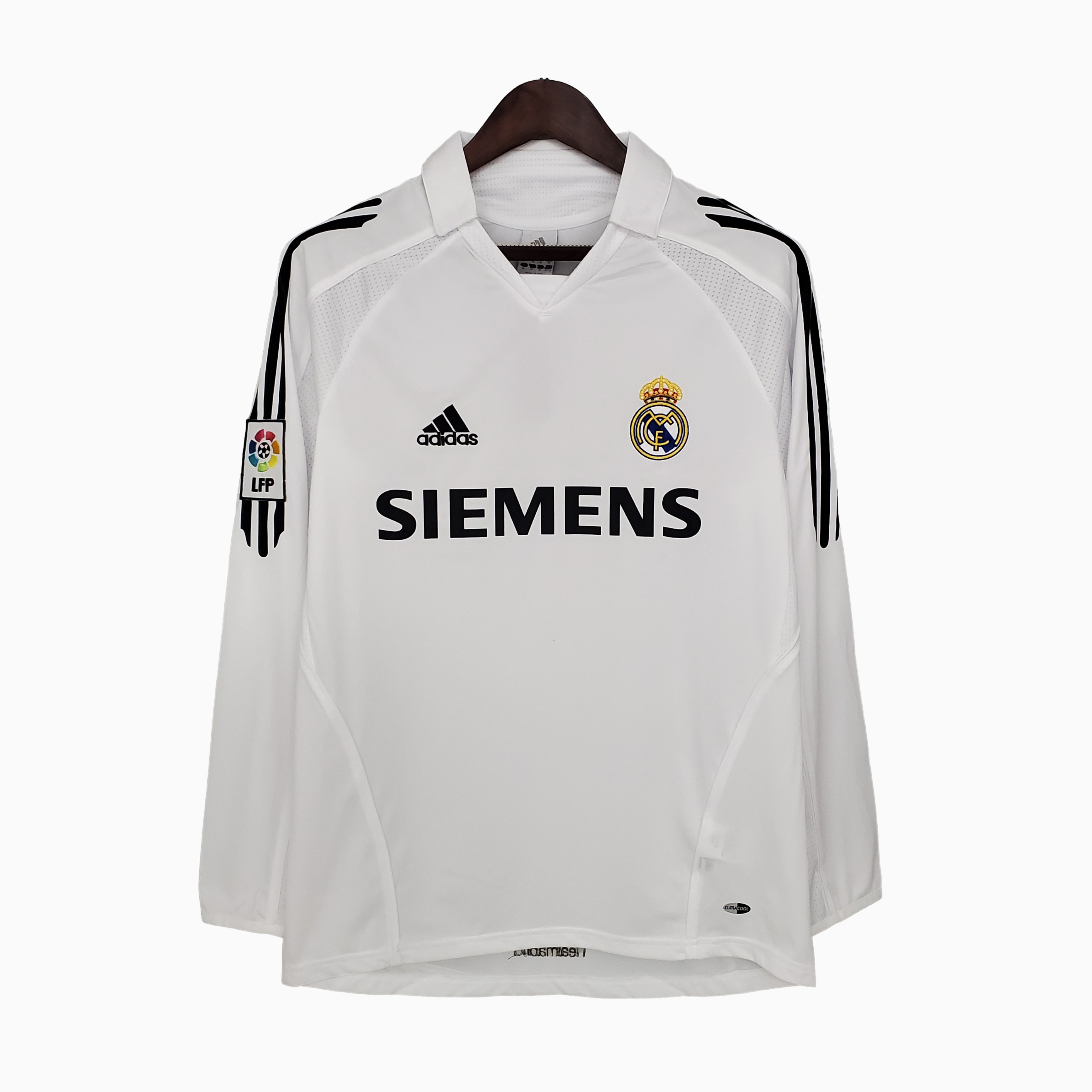 Retro Real Madrid 05-06 Home Stadium Long Sleeve Jersey