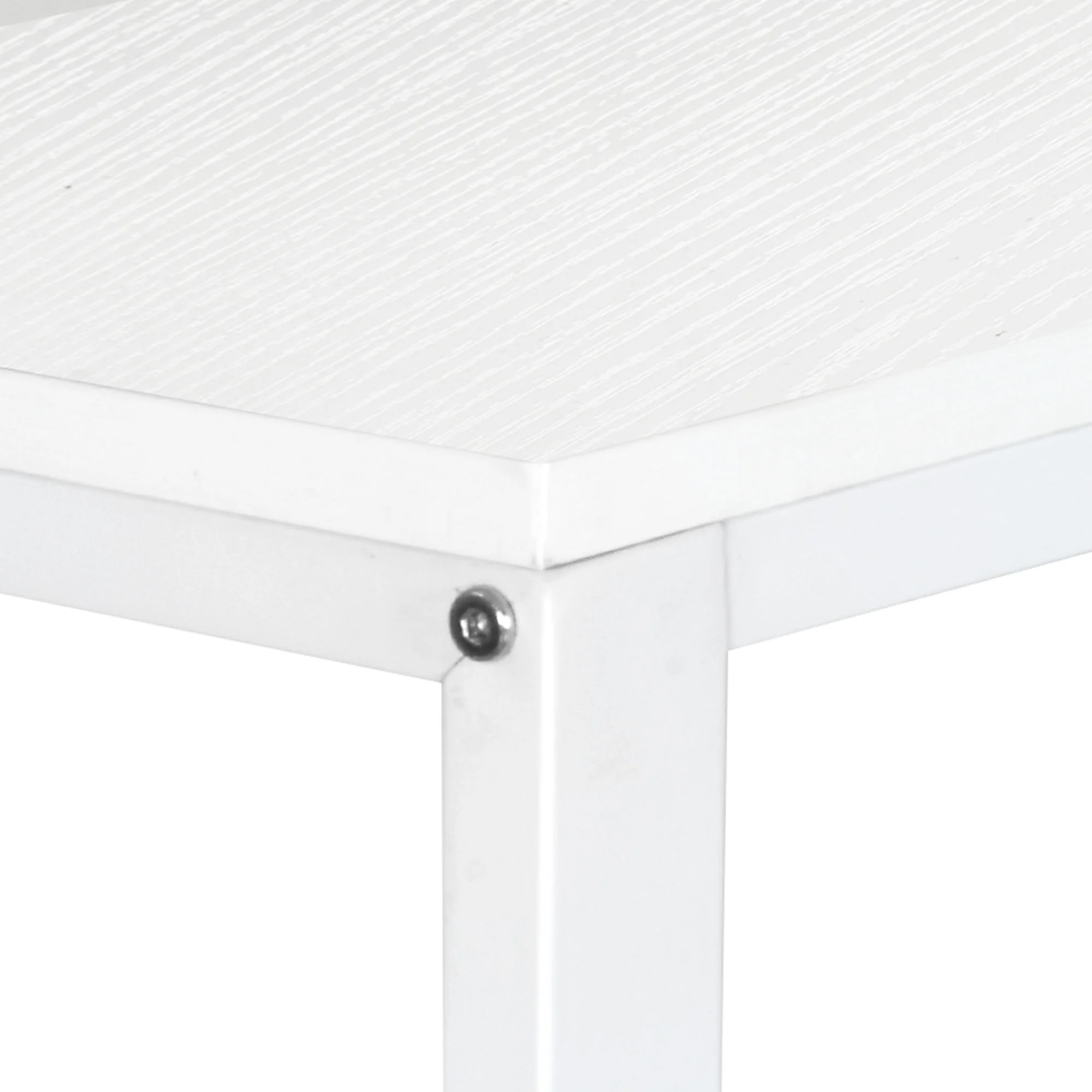 Dextrus L Shaped Desk with Power Outlets & LED Lights, Computer Desk with 3 Drawers and 3 Storage Shelves, White Office Desk Corner Desk for Home Office