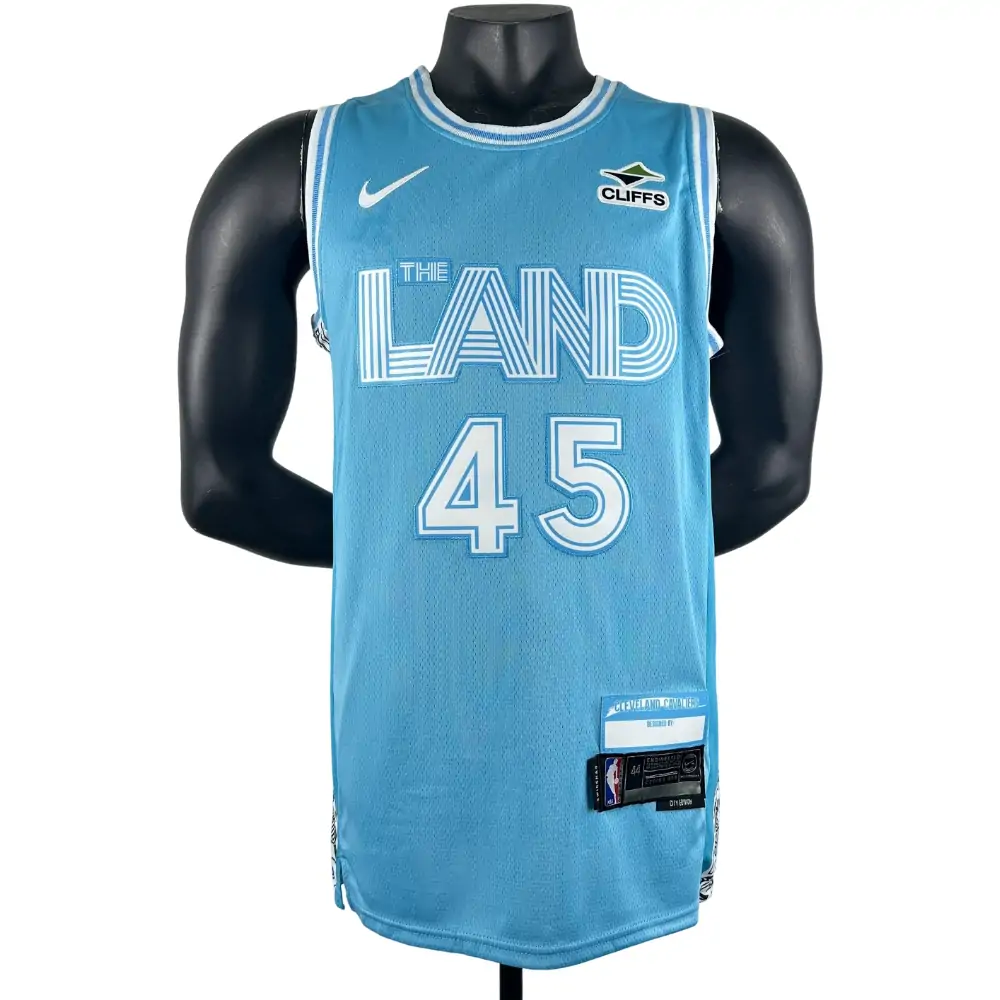Embroidery 25th season Cavaliers City Edition No. 45 Mitchell