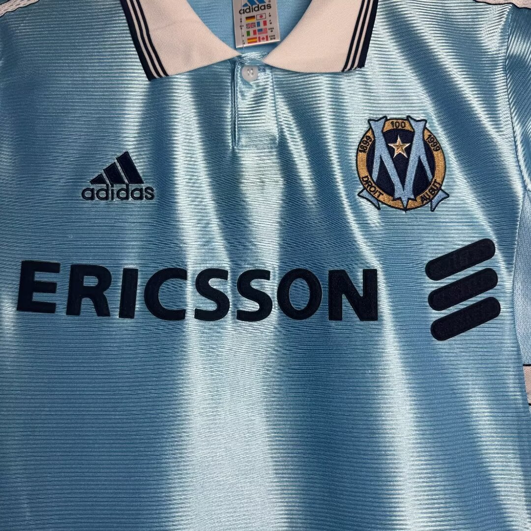 1998/99 Marseille Away Retro Jersey 1:1 Thai Quality - Fans Edition