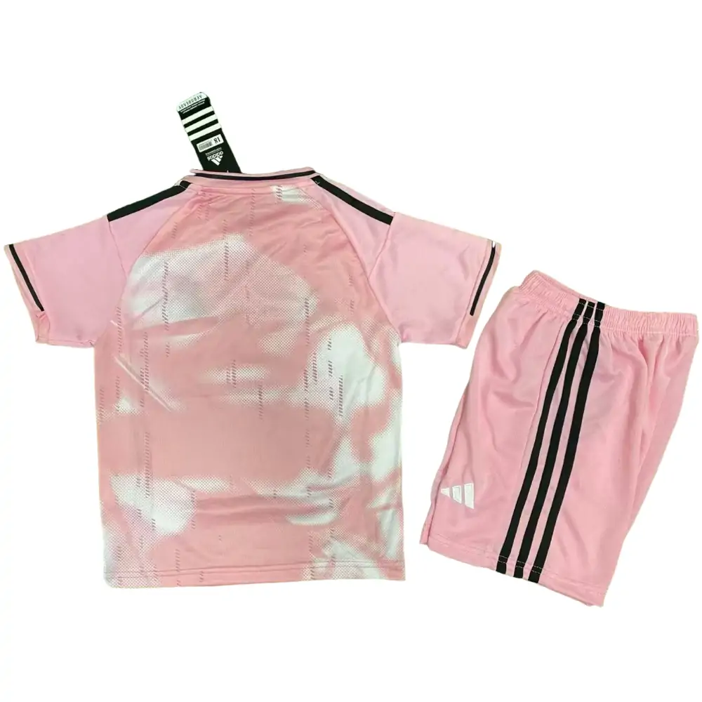 2025-26 Real Madrid Pink Devils Pre-match Training jersey - Children's Set