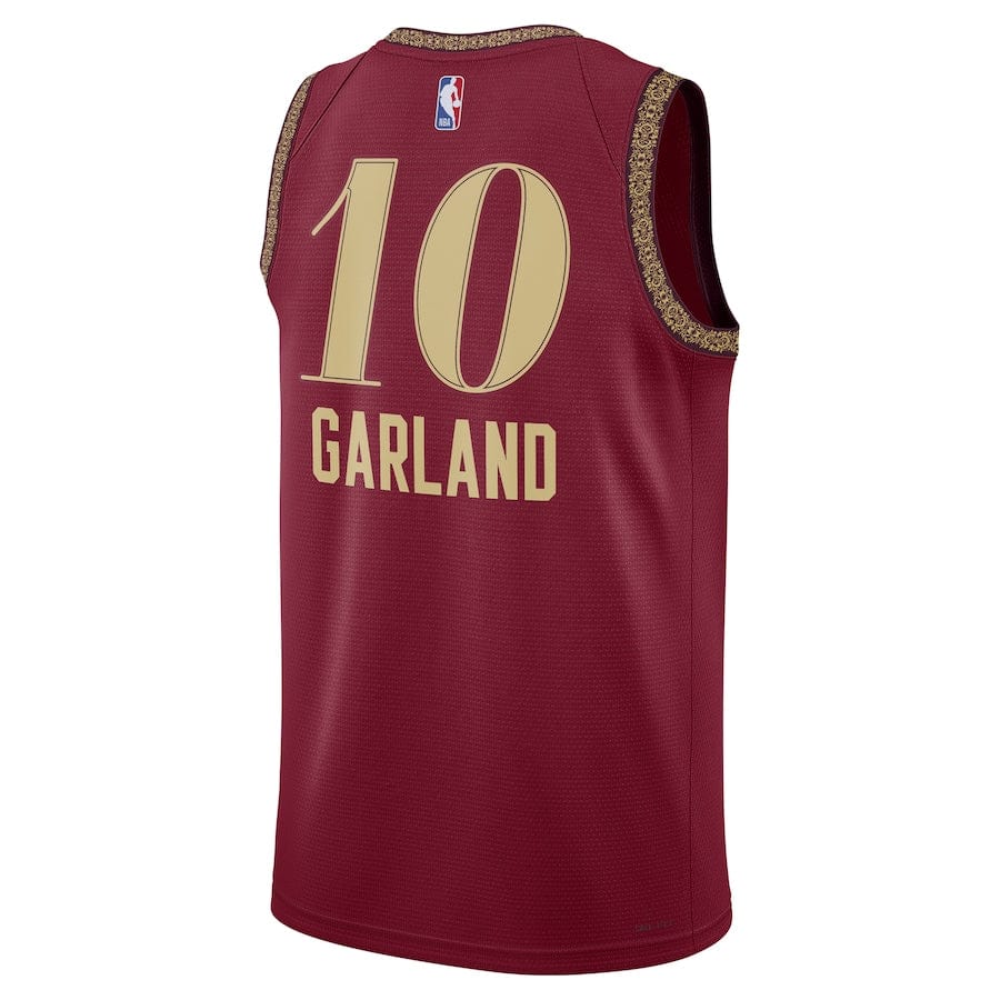 Darius Garland Cleveland Cavaliers2023-2024 season Jersey - Wine - City Edition