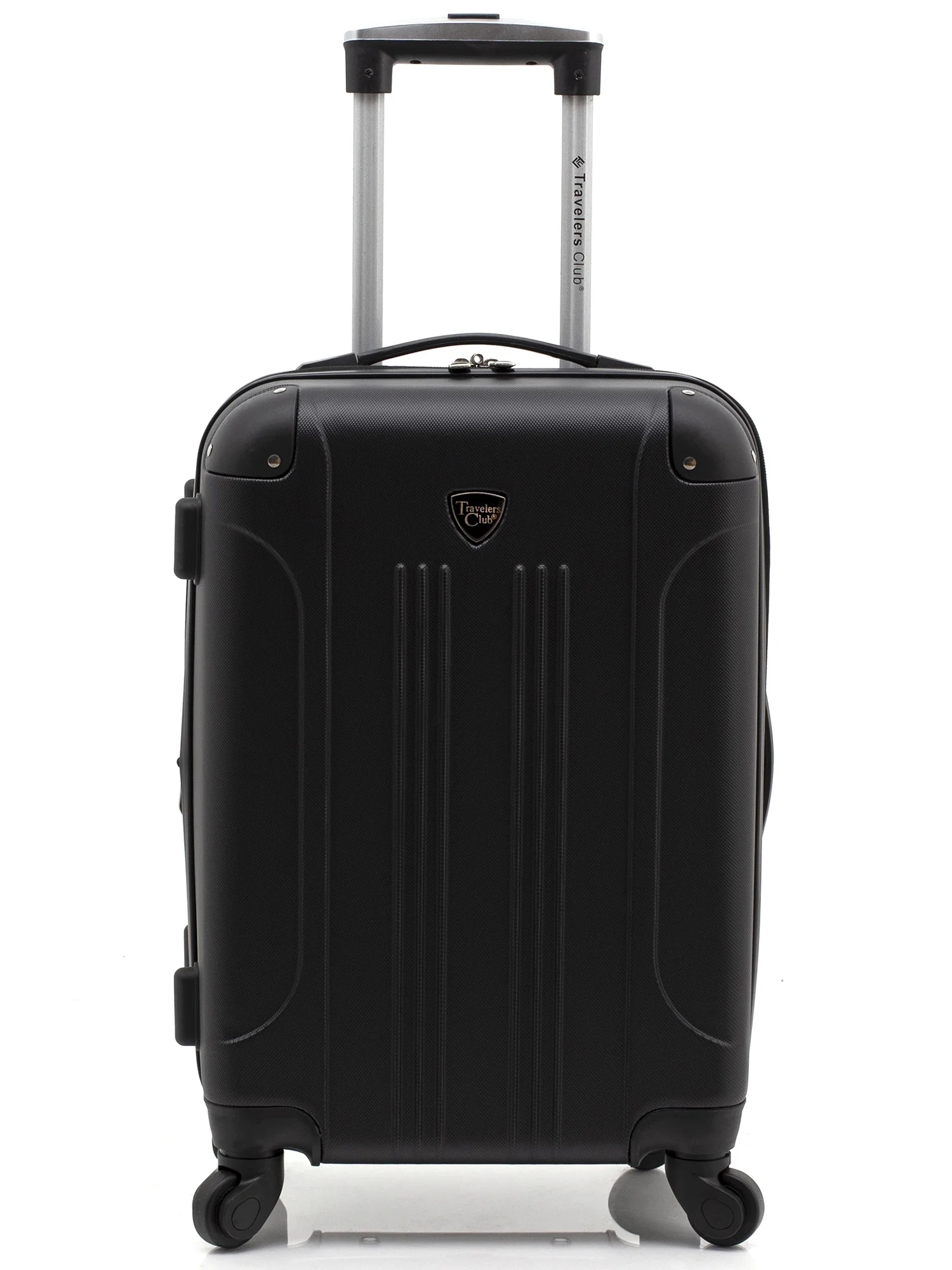 Travelers Club Chicago 3-Piece ABS Expandable ABS Travel Set - Silver
