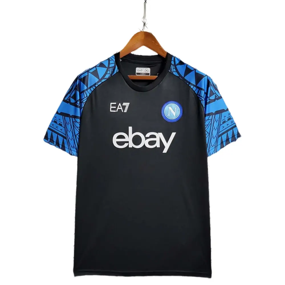 2023/2024 Napoli Training Wear Black Soccer Jersey 1:1 Thai Quality