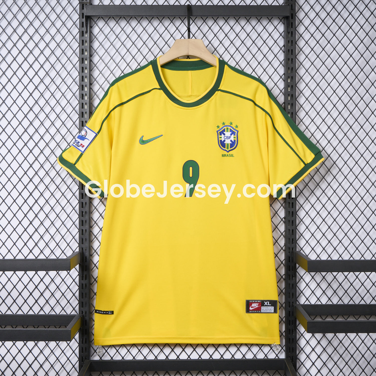Retro Brazil 1998 Home Jersey