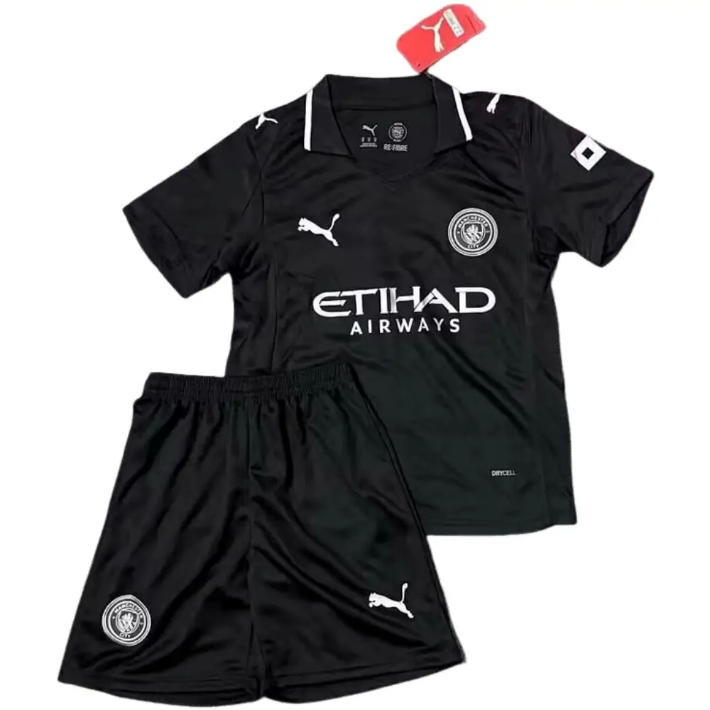 2025-26 Manchester City Third Away Jersey Children's Set - Fans Edition