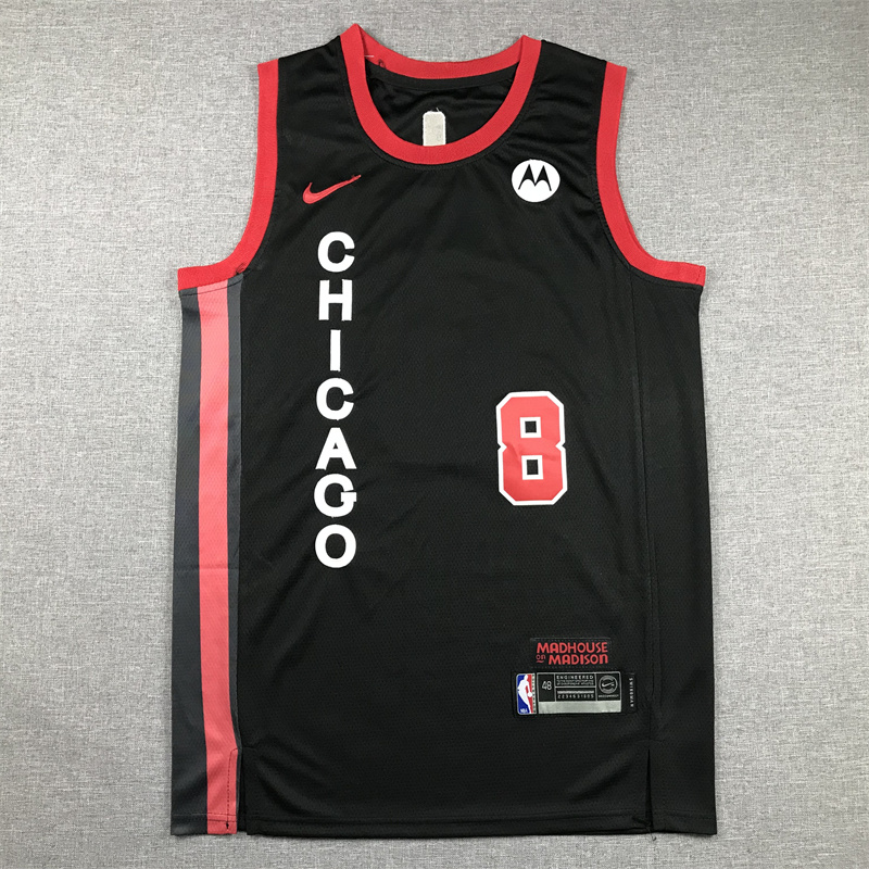 Unisex Bulls 2024/25 Embroidered Swingman Jersey City Edition