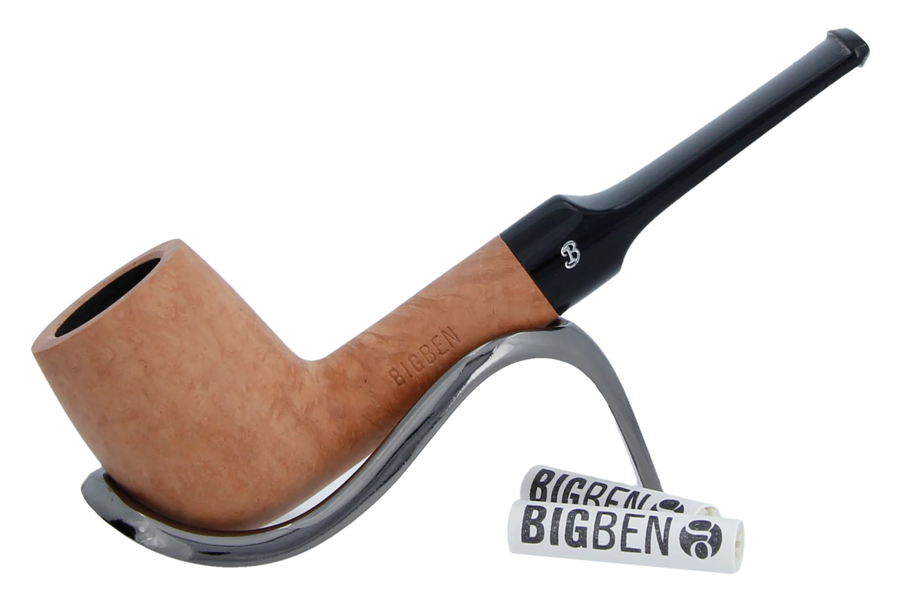 Big Ben Briar Smoking Pipe Starter Kit - Straight Pipe