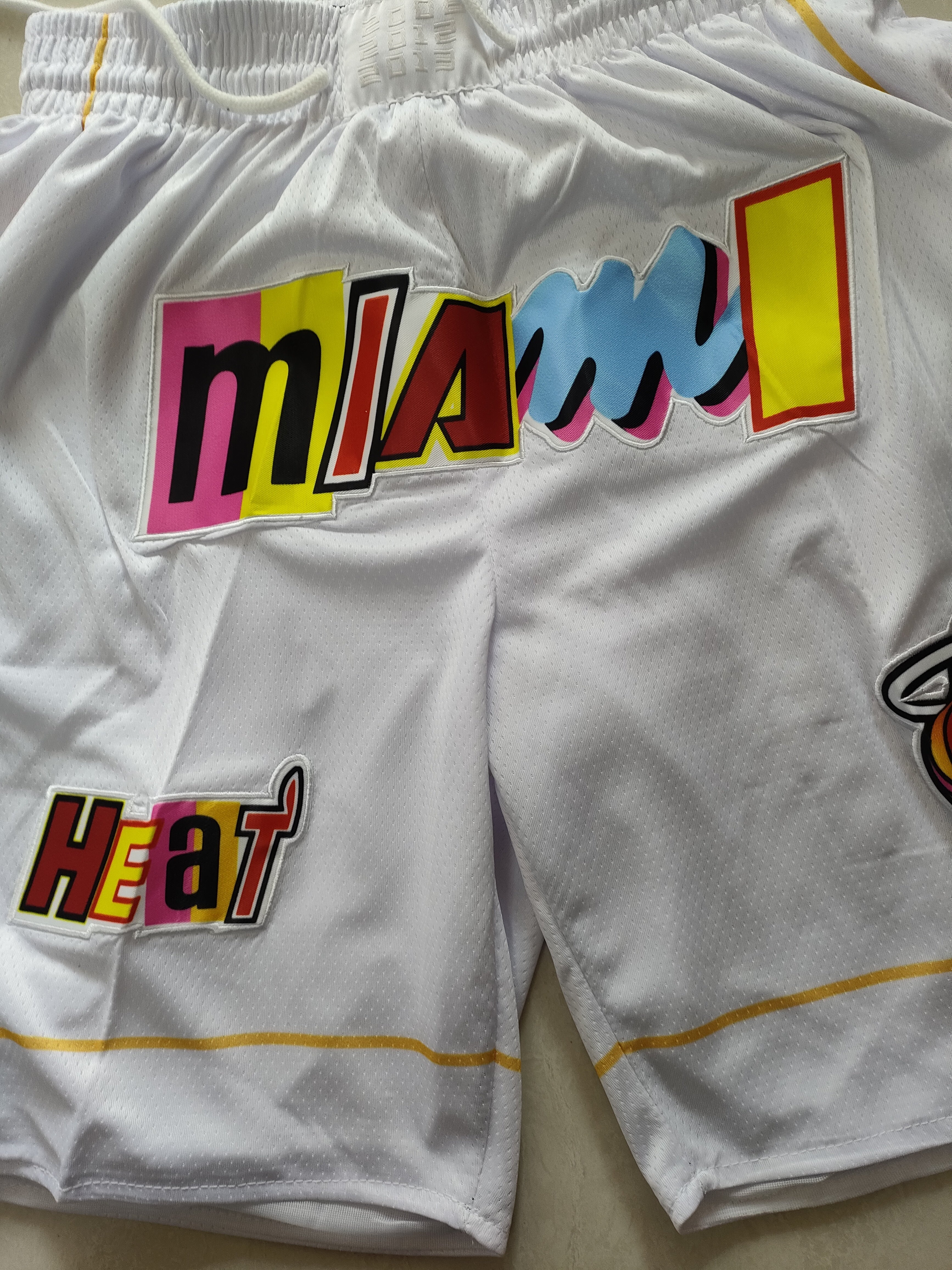 Miami Heat White City Edition Pocket Pants