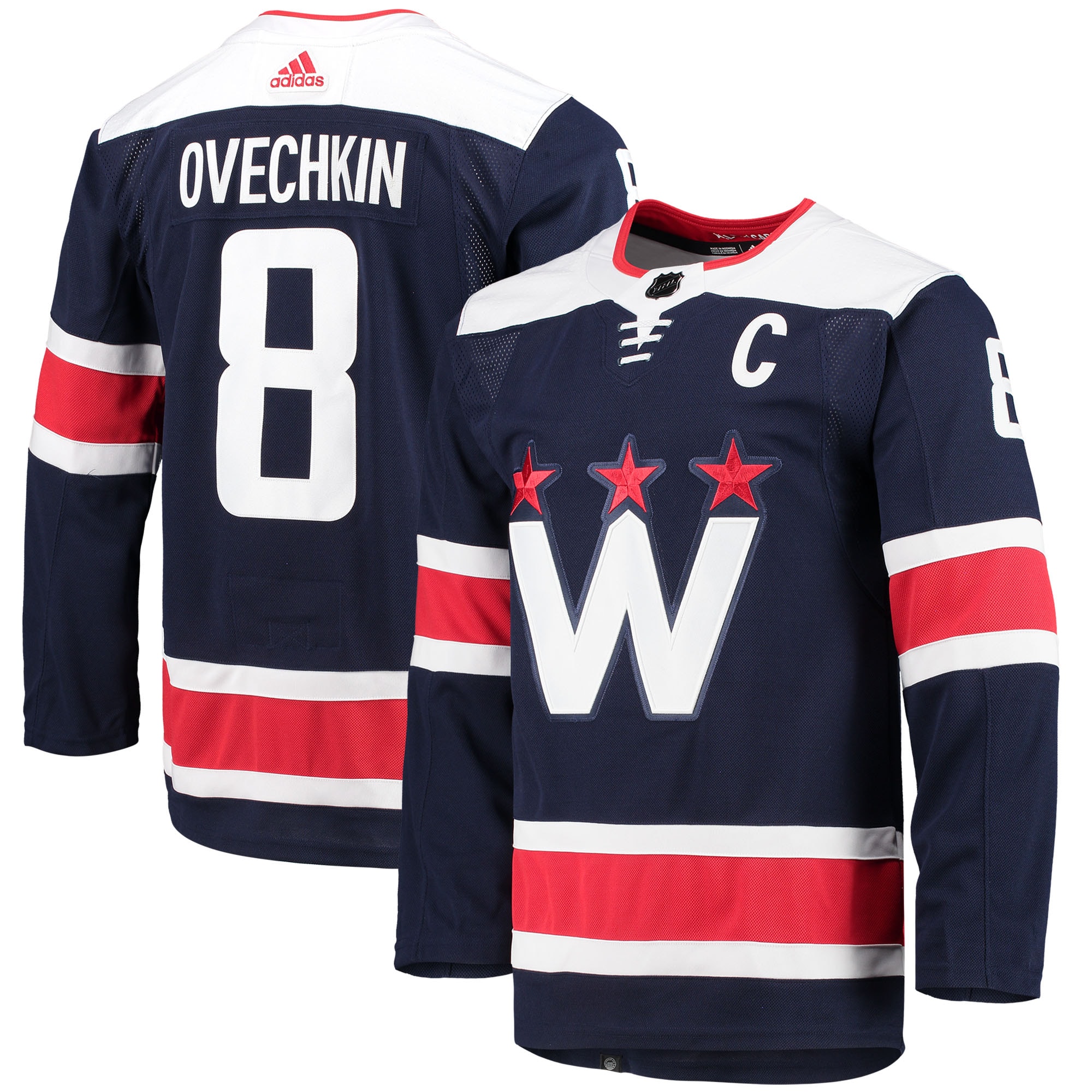 Alexander Ovechkin Washington Capitals  Alternate Primegreen    Jersey – Navy