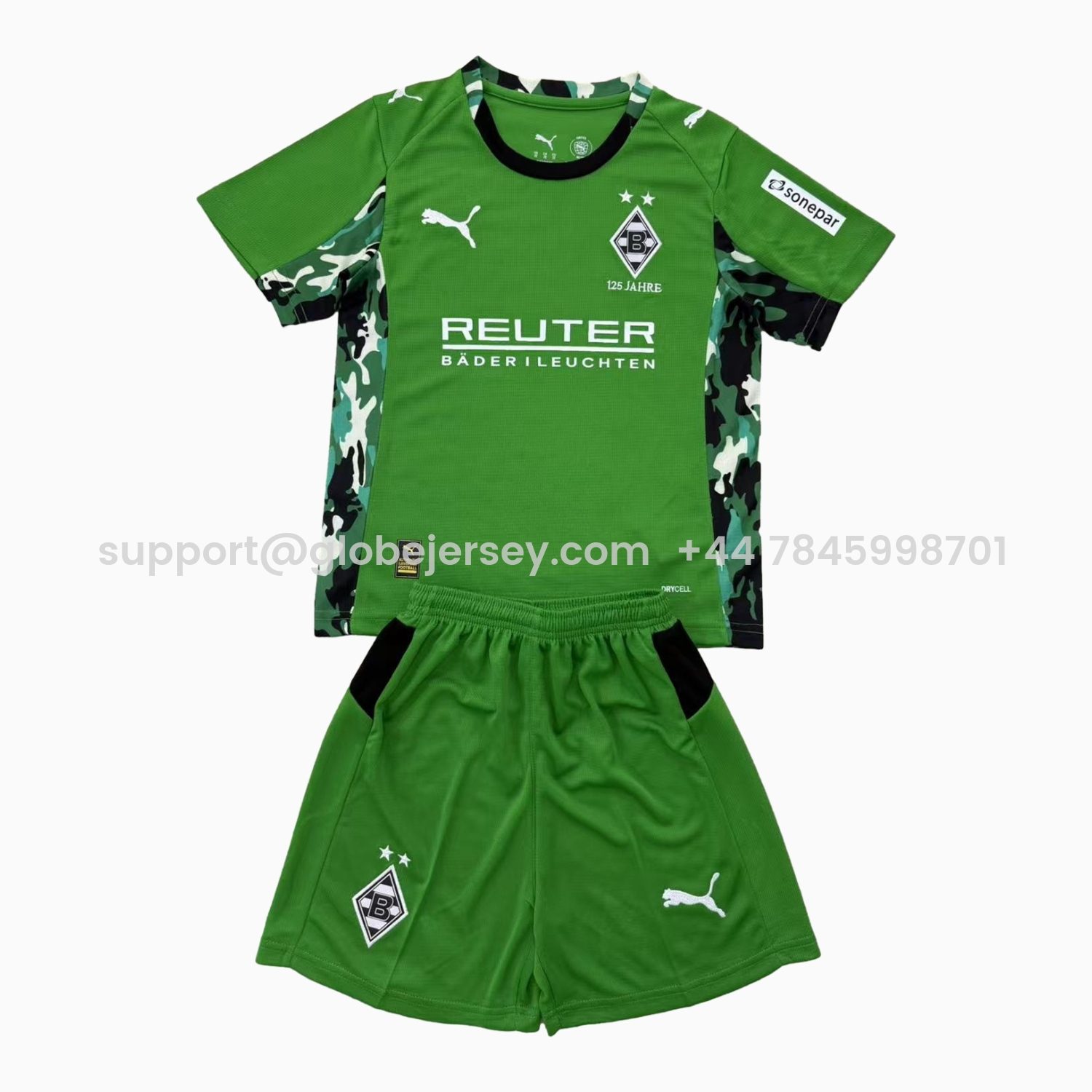 Borussia Mönchengladbach 25-26 Away Men's Adult Jersey Set - Fans Version