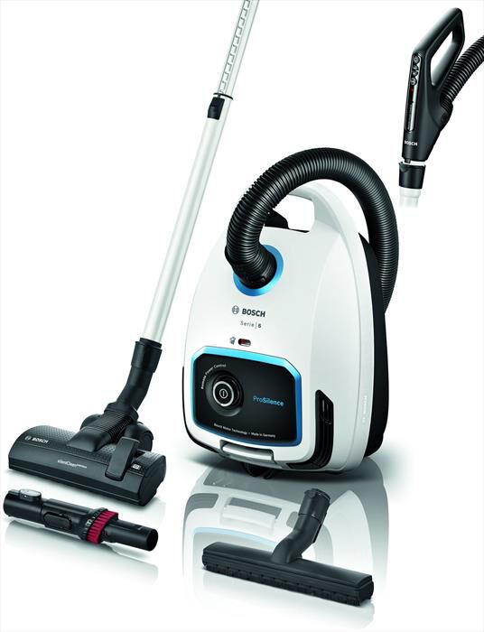 BOSCH - Aspirapolvere a traino BGB6SIL1-Bianco