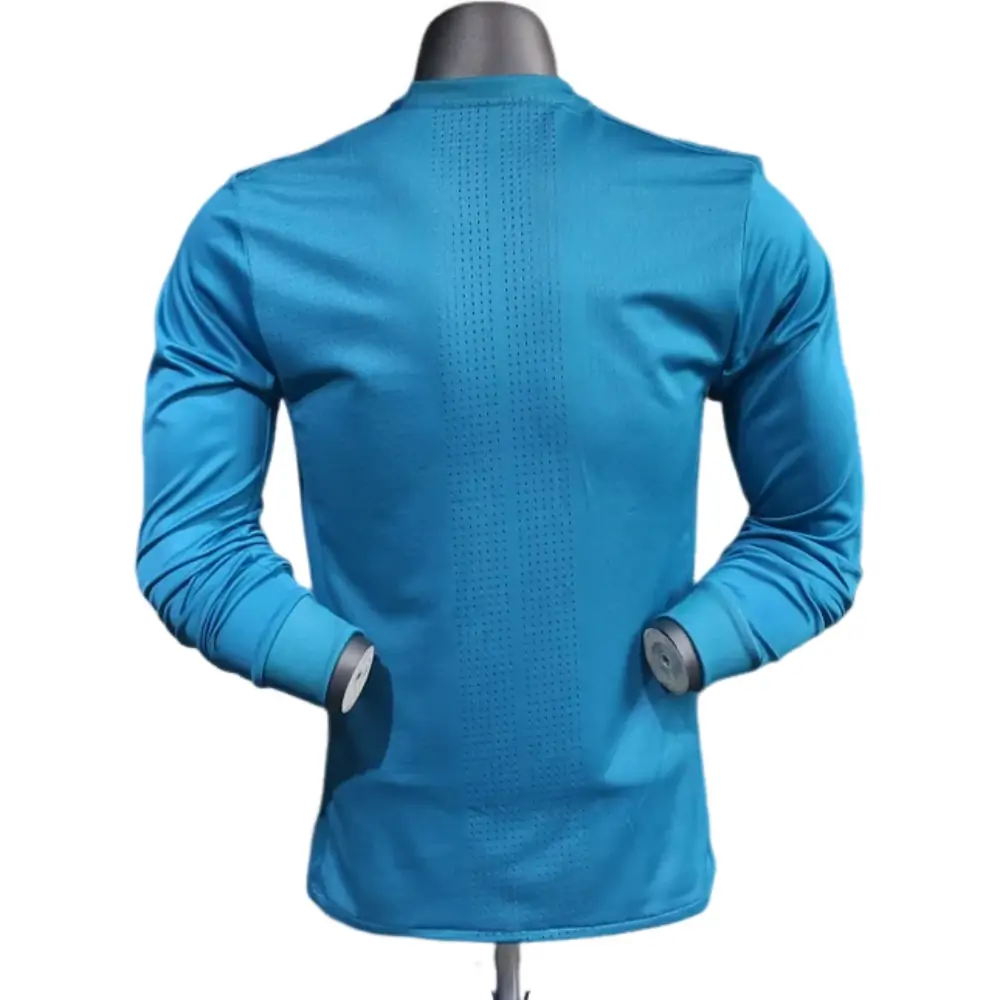 2017/18 Retro Real Madrid Long Sleeve Player’s Edition Jersey