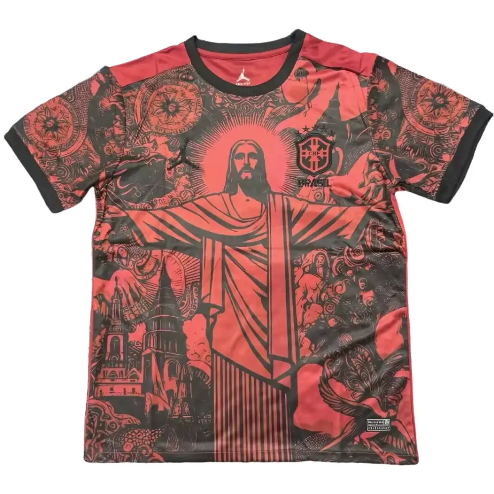 25-26 Brazil Goddess Red Jersey - Fan Edition