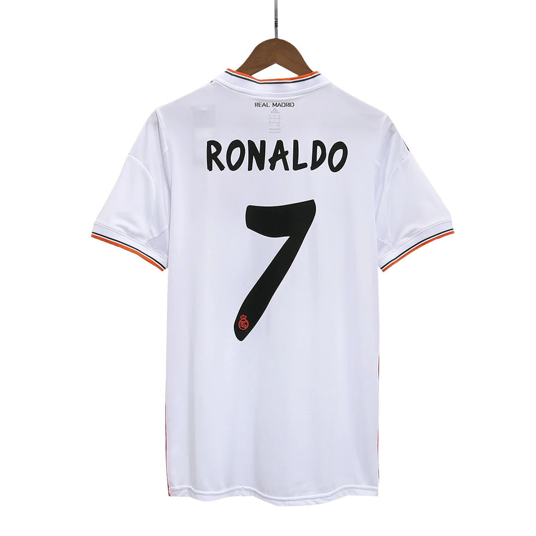RONALDO #7 Real Madrid 2013/14 Home Retro Soccer Jersey