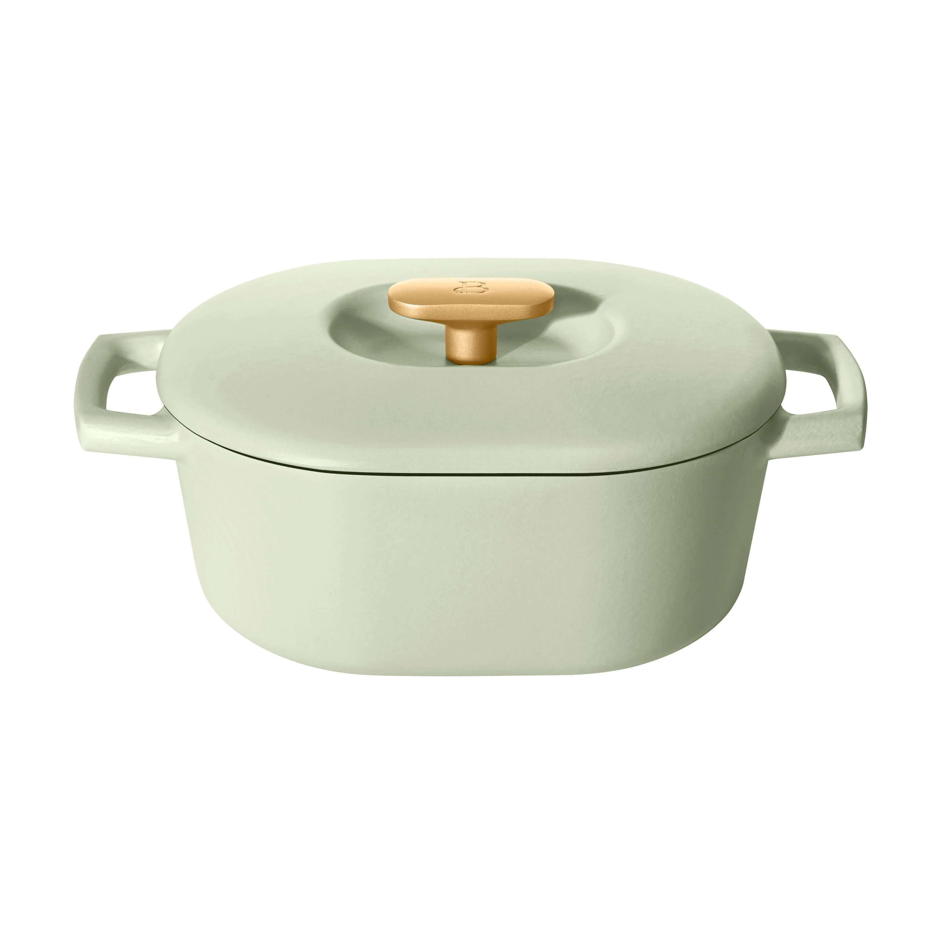 Beautiful 6 Quart Enamel Dutch Oven, Black Sesame by Drew Barrymore