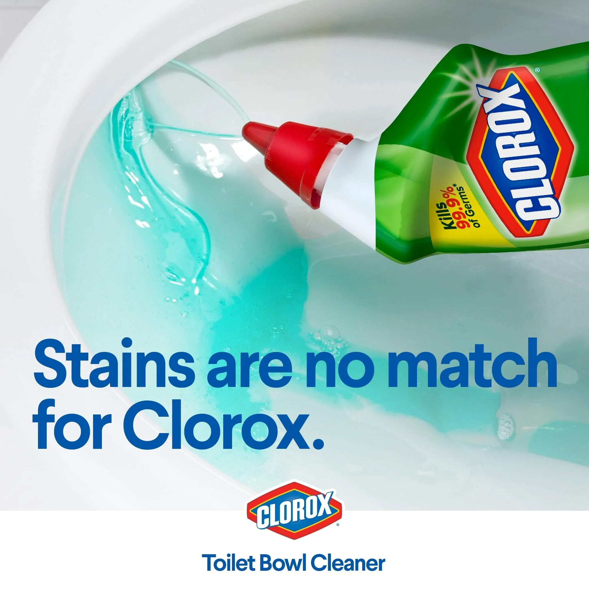 Clorox Toilet Bowl Cleaner W/Bleach  Fresh Scent (Pack of 32)