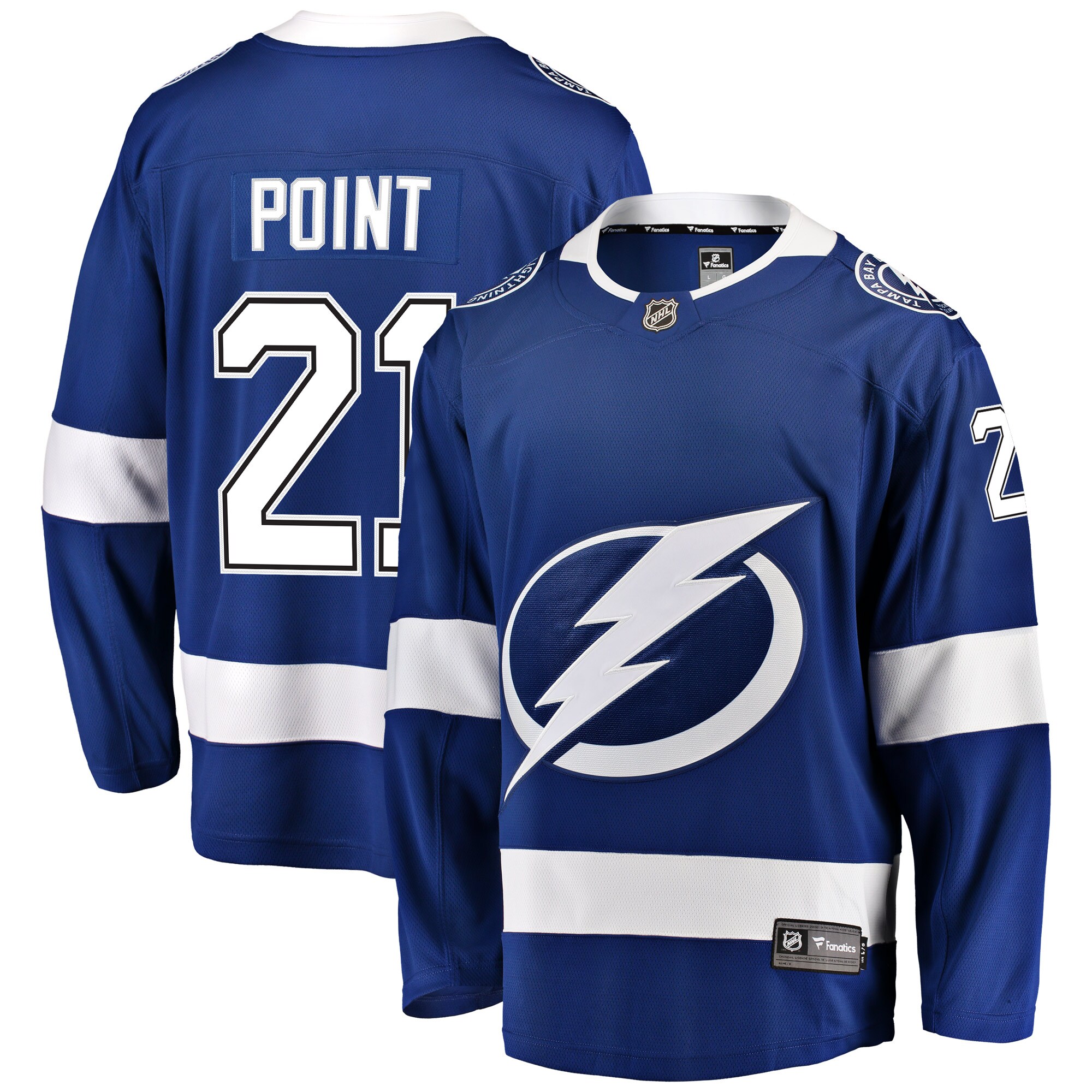 Brayden Point Tampa Bay Lightning Fanatics Home Breakaway   Jersey – Blue