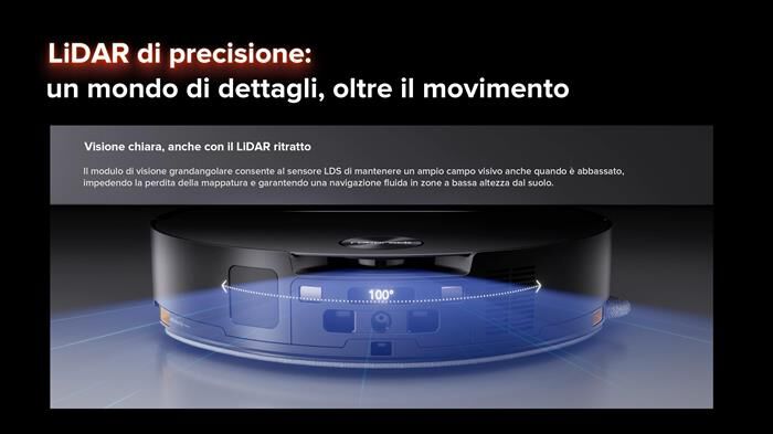 ROBOROCK - Aspirapolvere robot SAROS 10-Black