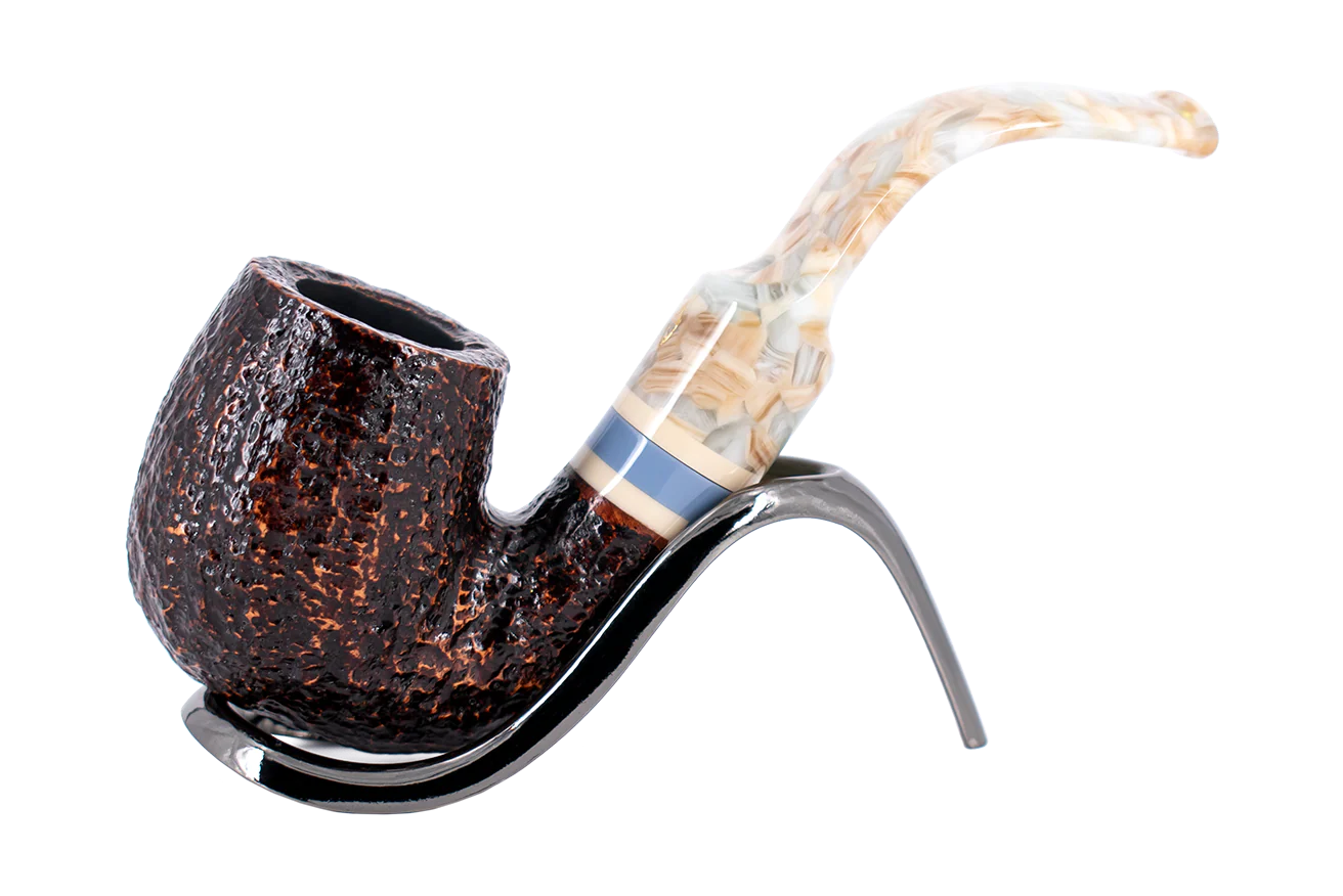 Savinelli Sasso Rusticated 614 - 6mm Briar Pipe