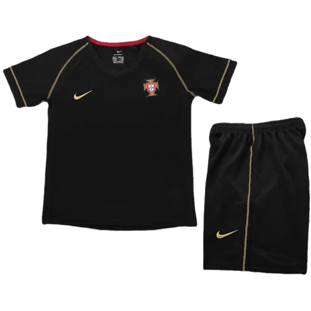2006 Portugal Away Retro Children's Jersey Set - Fans Edition