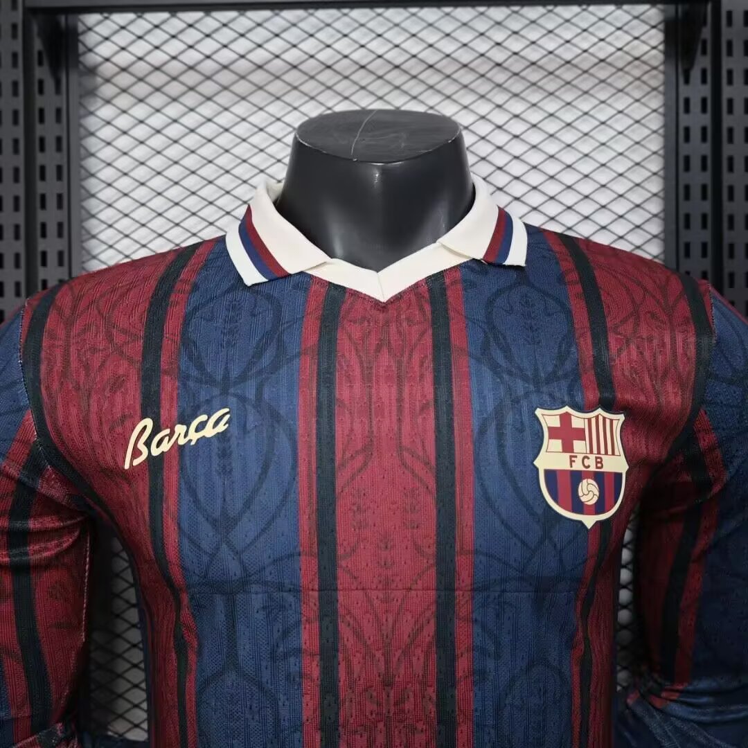 2025-26-Barcelona 125th Anniversary Edition Long Sleeve - Player Edition