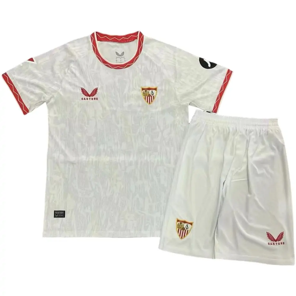 2024-25-Sevilla FC Home-Jersey-Children's Kit