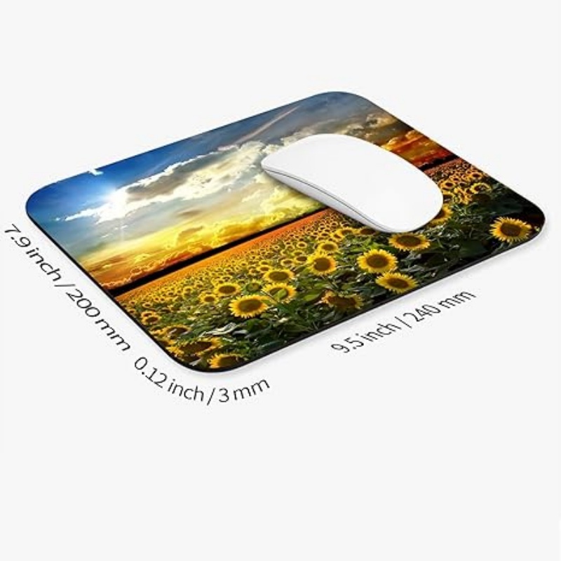 PADARTISAN Square Mouse Pad, Personalized Premium-Textured Custom Mouse Mat Design