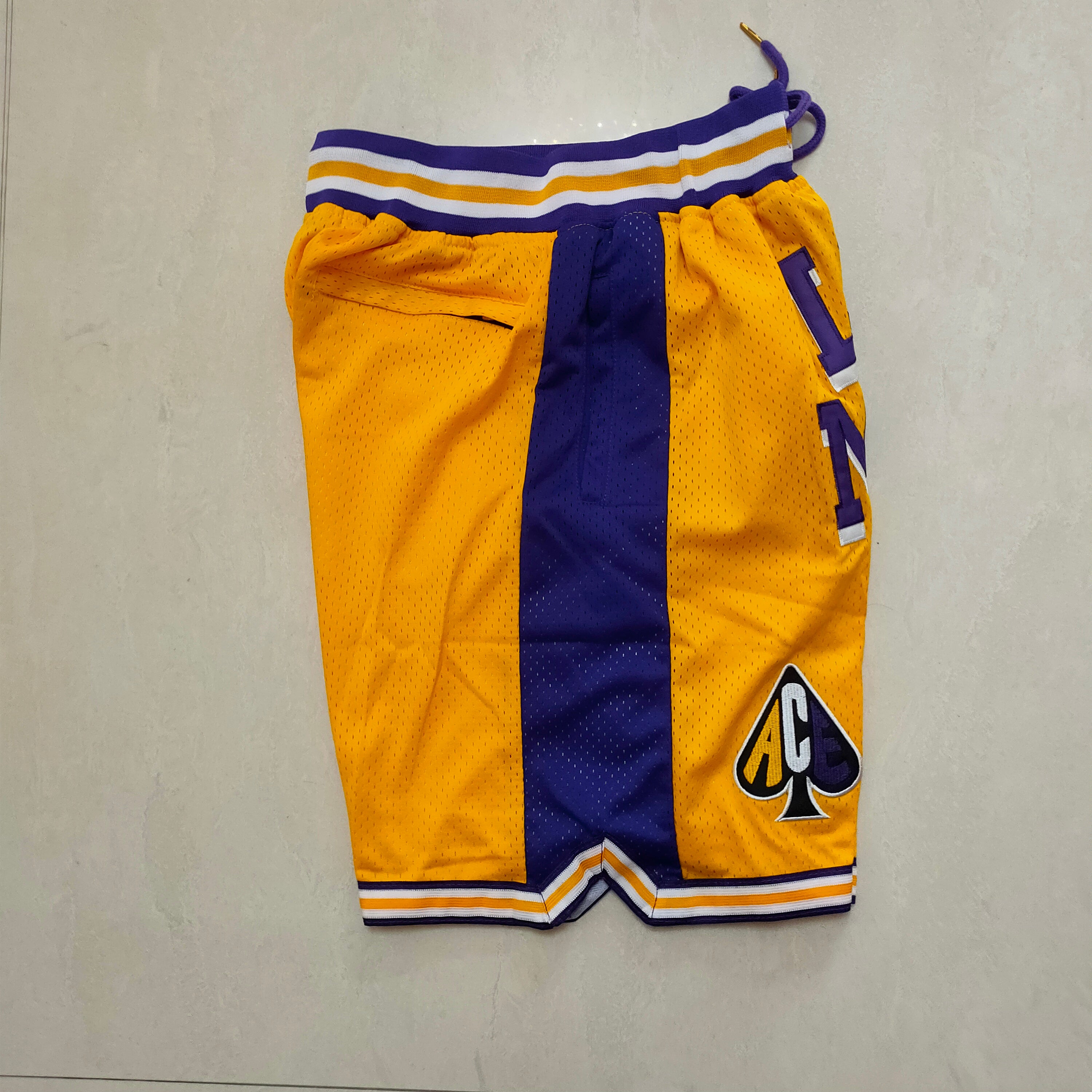 Los Angeles Lakers Kobe Bryant Yellow No. 33 Pocket Pants