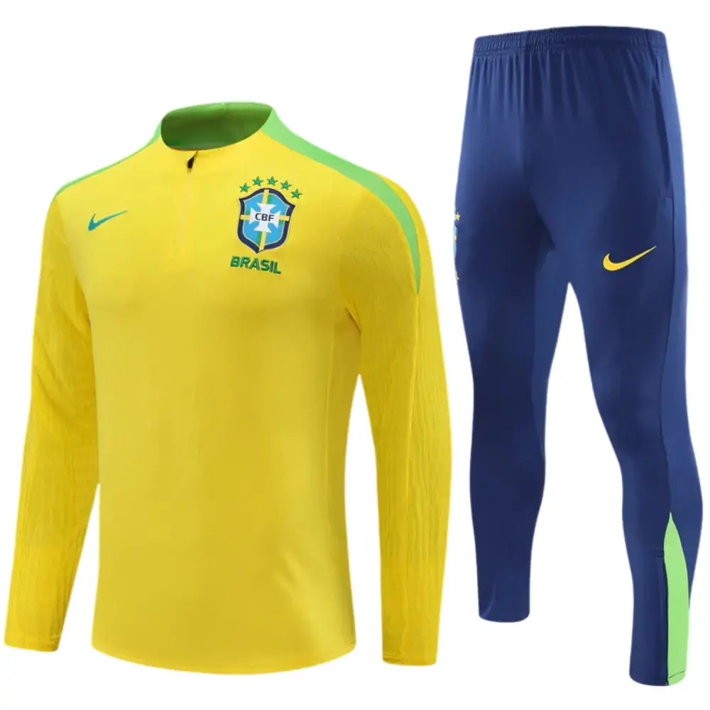 2024-25 New Season - Brazil Yellow - Children - Training Jersey
