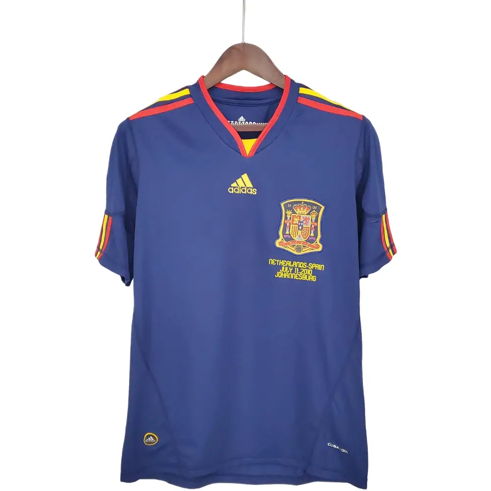 2010 Retro Spain Away Soccer Shirt - Fans Edition