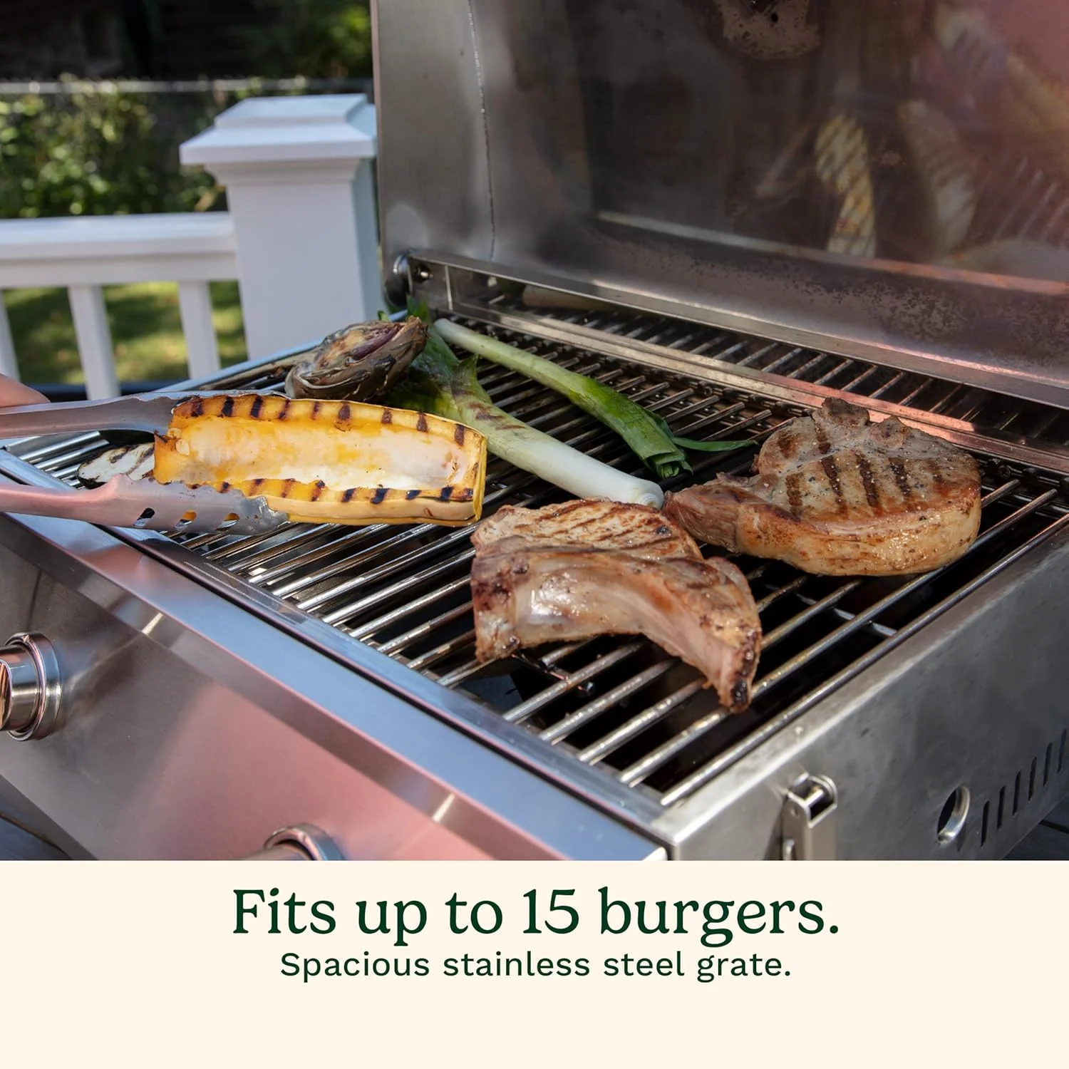 Portable Dual-Burner Tabletop Propane Gas Grill with 20,000 BTU, Quick-Ignition Stainless Steel Outdoor BBQ Grill for Camping, Tailgating, Backyard Cooking & Easy Setup