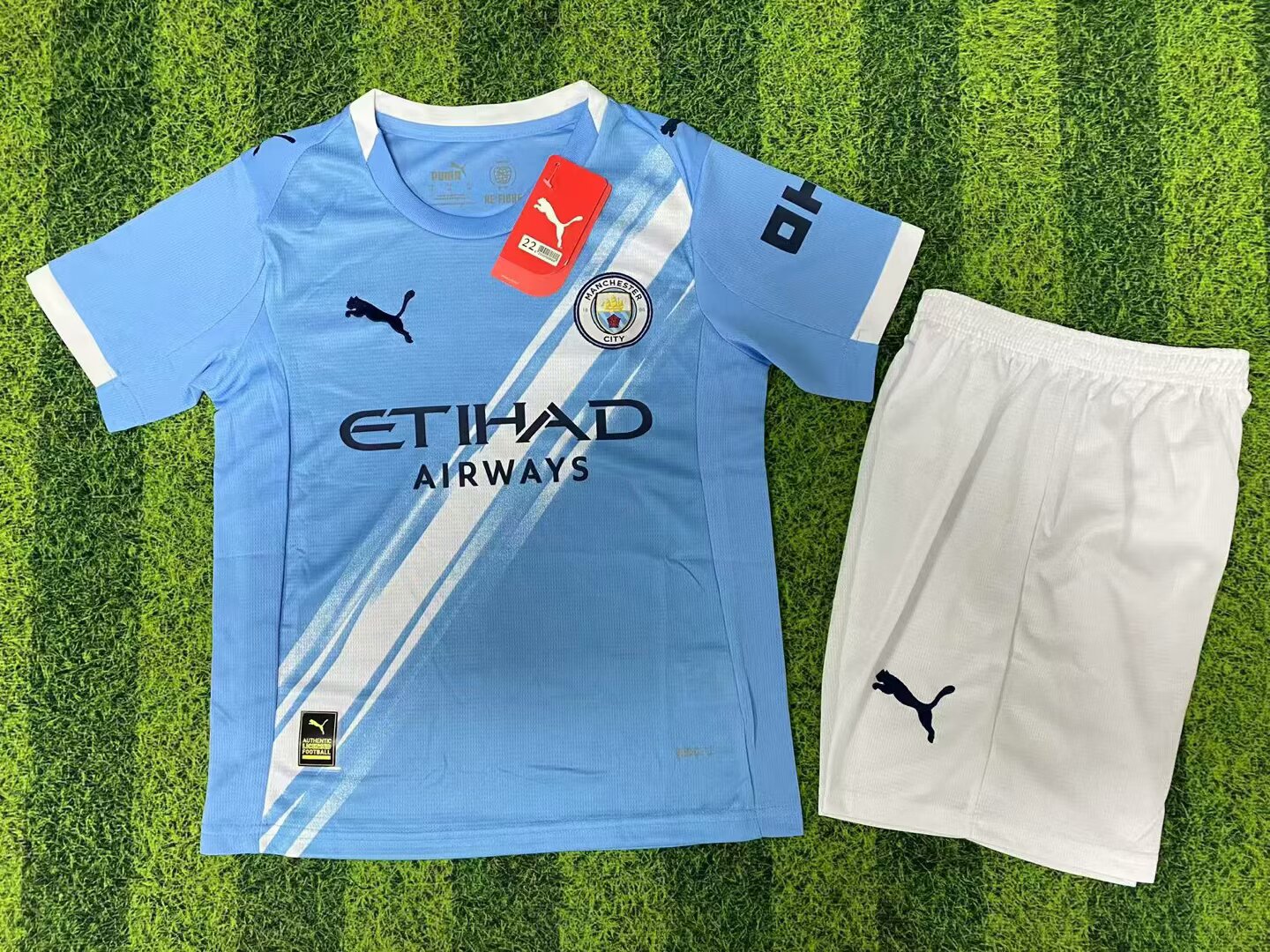 2025/2026 Kids Size Manchester City Home Football Shirt 1:1 Thai Quality