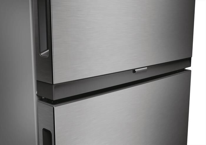 CANDY - Frigorifero combinato CNCQ2T518EX Classe E 279 lt-Acciaio inox