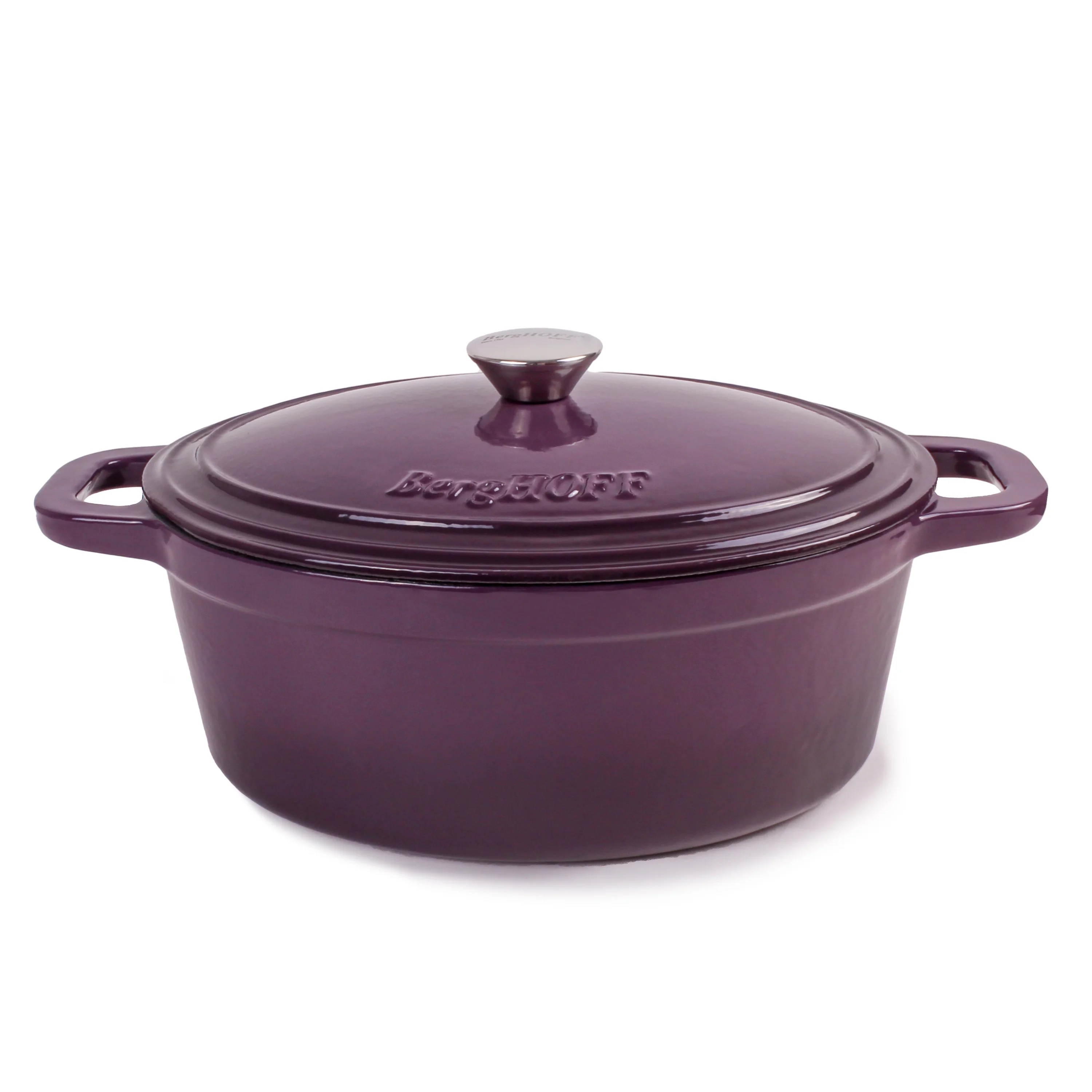 BergHOFF Neo 4Pc Cast Iron Set: 5qt. & 7qt. Covered Dutch Ovens, Green