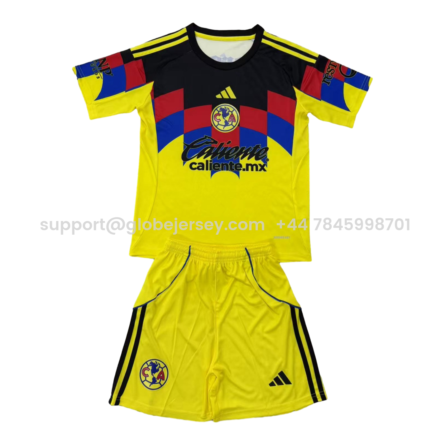 Club América 25-26 Home Men's Adult Jersey Set - Fans Version