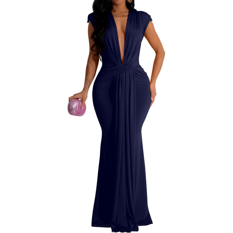 Women's Elegant Sleeveless Deep V Neck