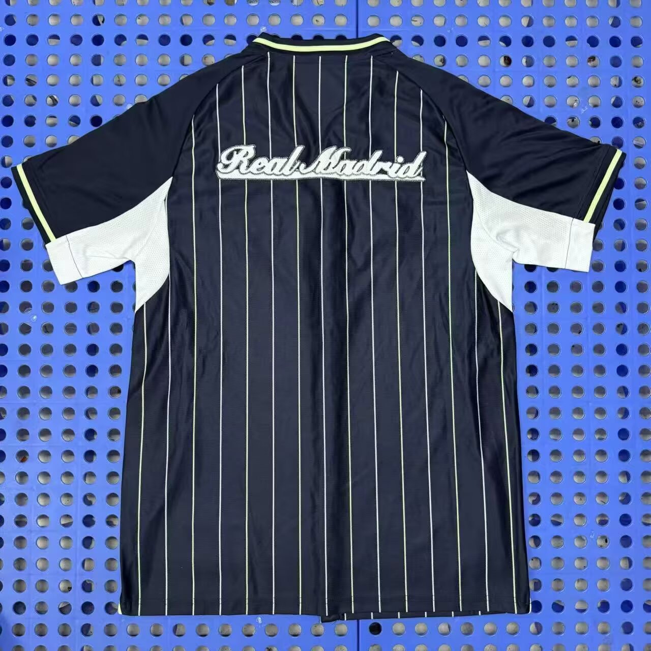2025-26 Real Madrid baseball jersey royal blue
