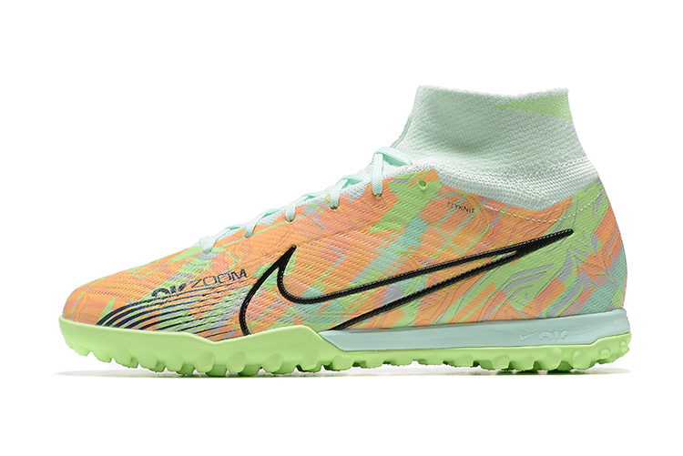 Assassin 15th generation high-top fully knitted waterproof MD air cushion grass spike football shoes