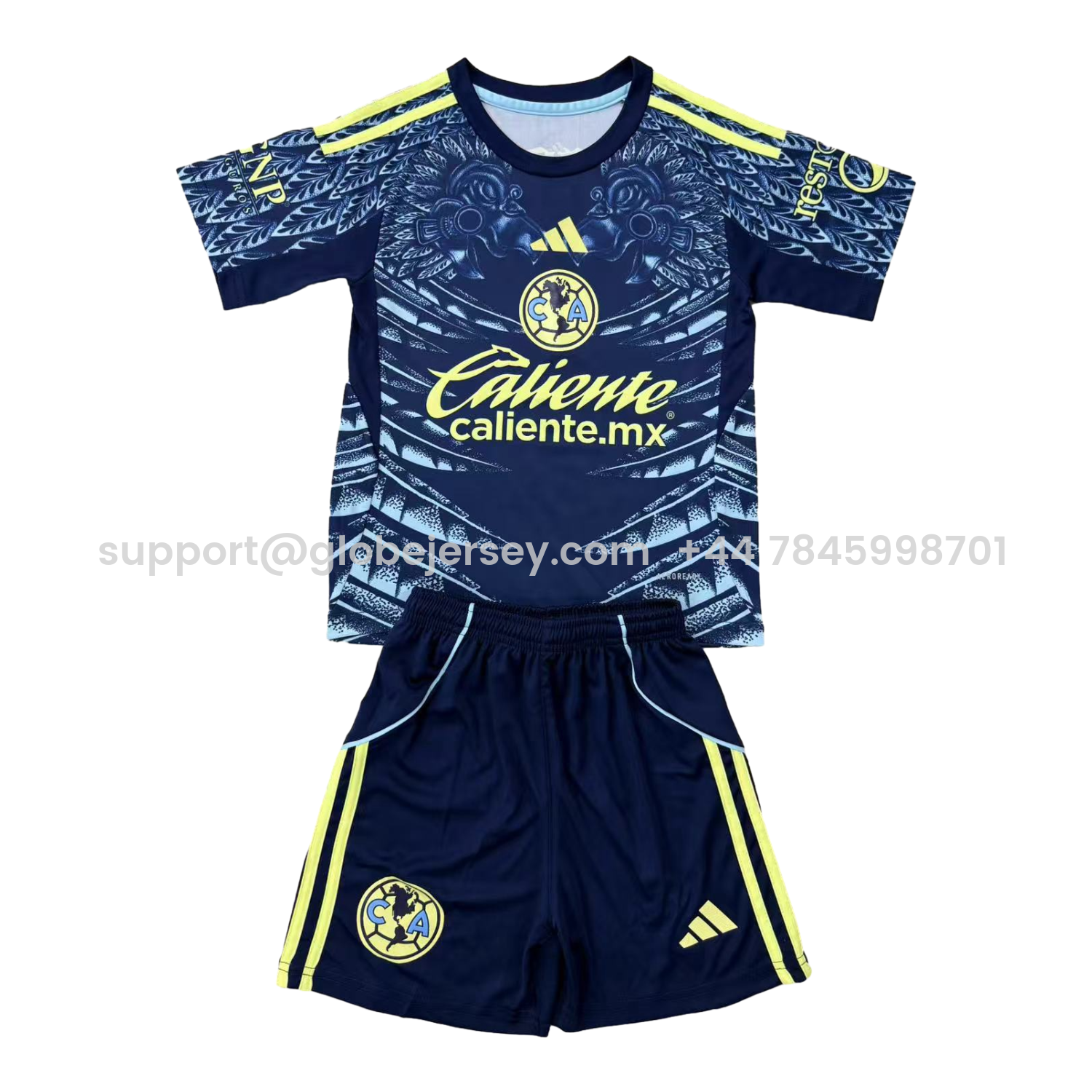 Club América 25-26 Away Men's Adult Jersey Set - Fans Version