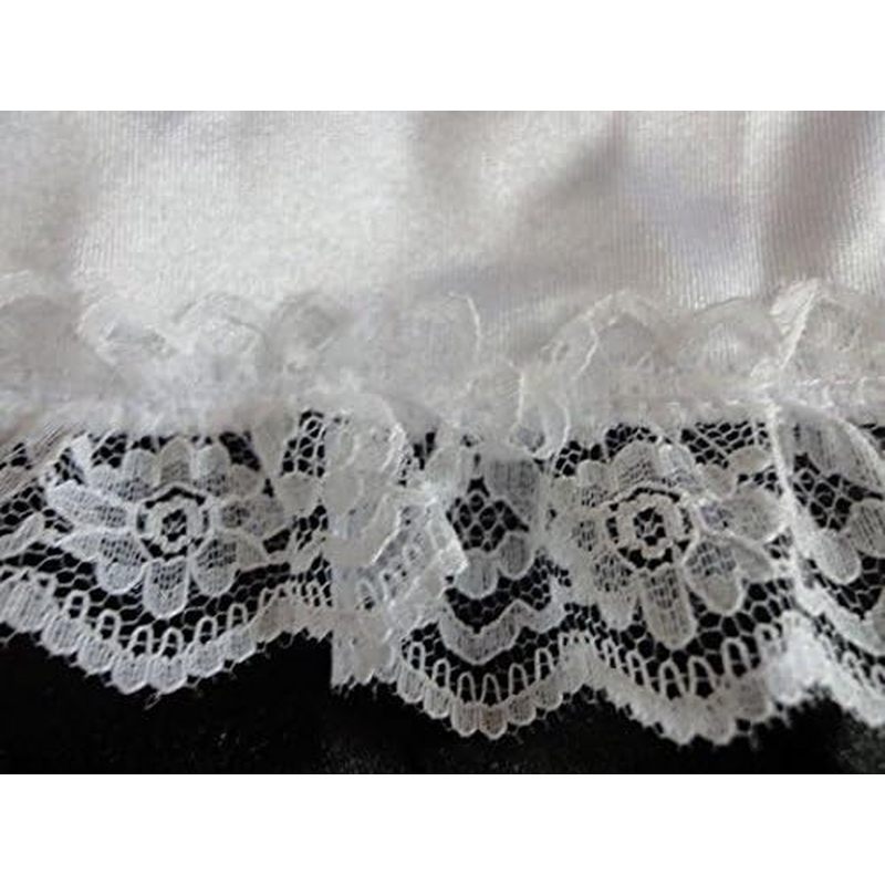 Women's French Maid Costume Sexy Black Satin