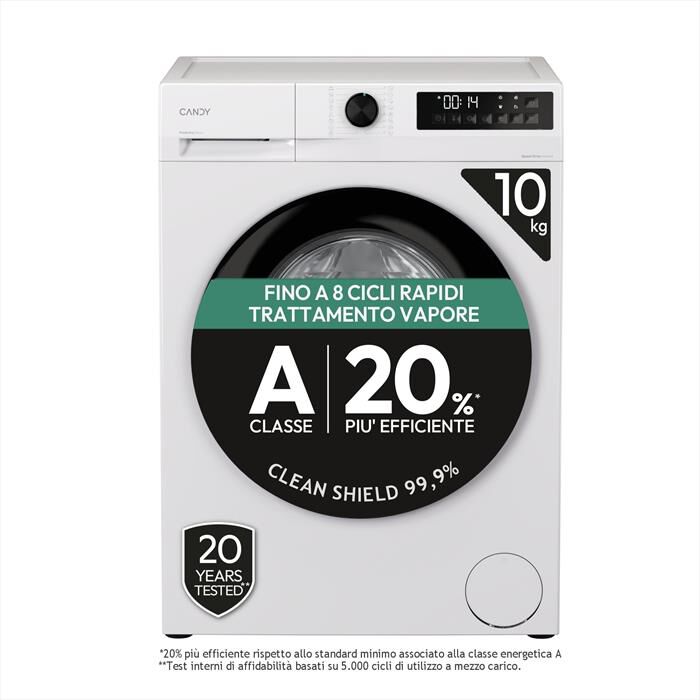 CANDY - Lavatrice GD 410B8-S 10 Kg Classe A-Bianco