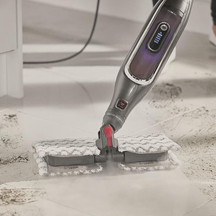 SHARK - Scopa a vapore  KLIK 'N' FLIP S6003EU-Bordeaux/Grigio metallizzato