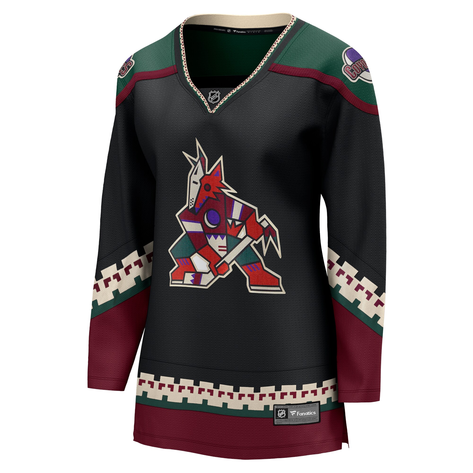 Arizona Coyotes Fanatics Women’s Home Breakaway Jersey – Black