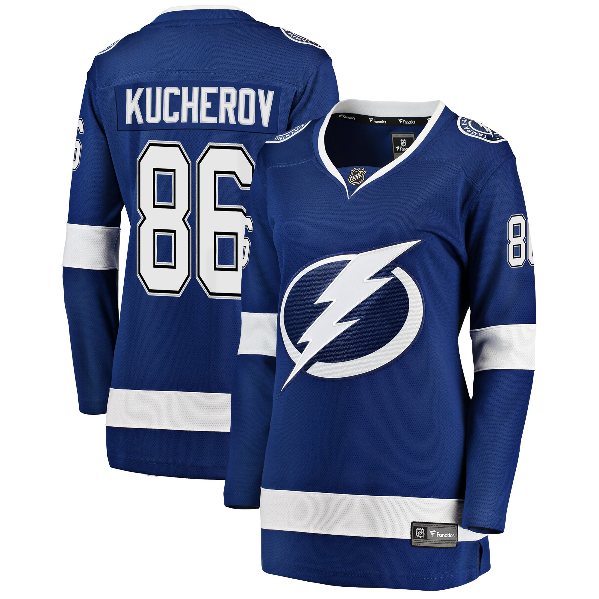 Nikita Kucherov Tampa Bay Lightning Fanatics Women’s Breakaway   Jersey – Blue