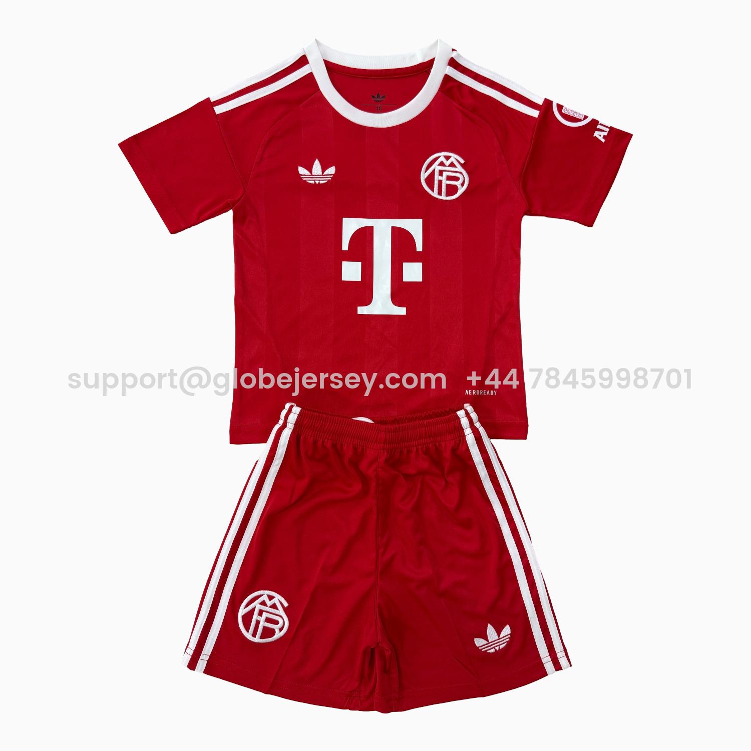 Bayern Munich 25-26 Red Goalkeeper Men's Adult Jersey Set - Fans Version