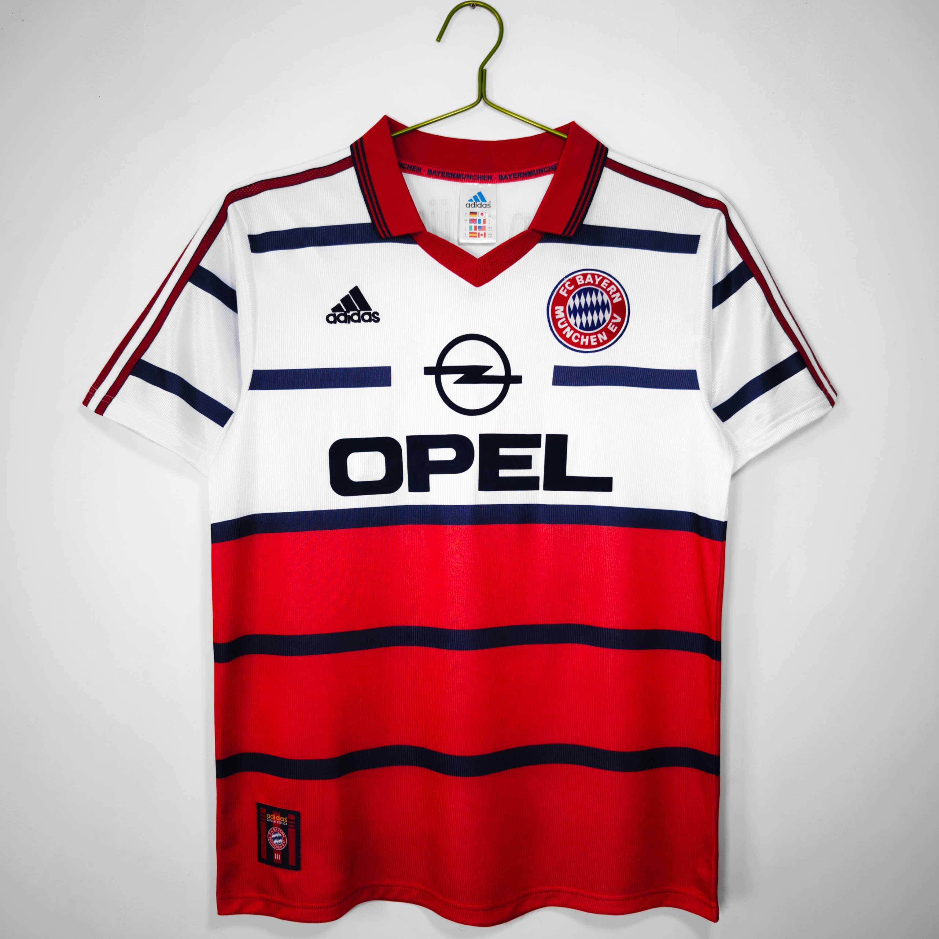 1998/00 Bayern Munich Away Retro Football Jersey 1:1 Thai Quality