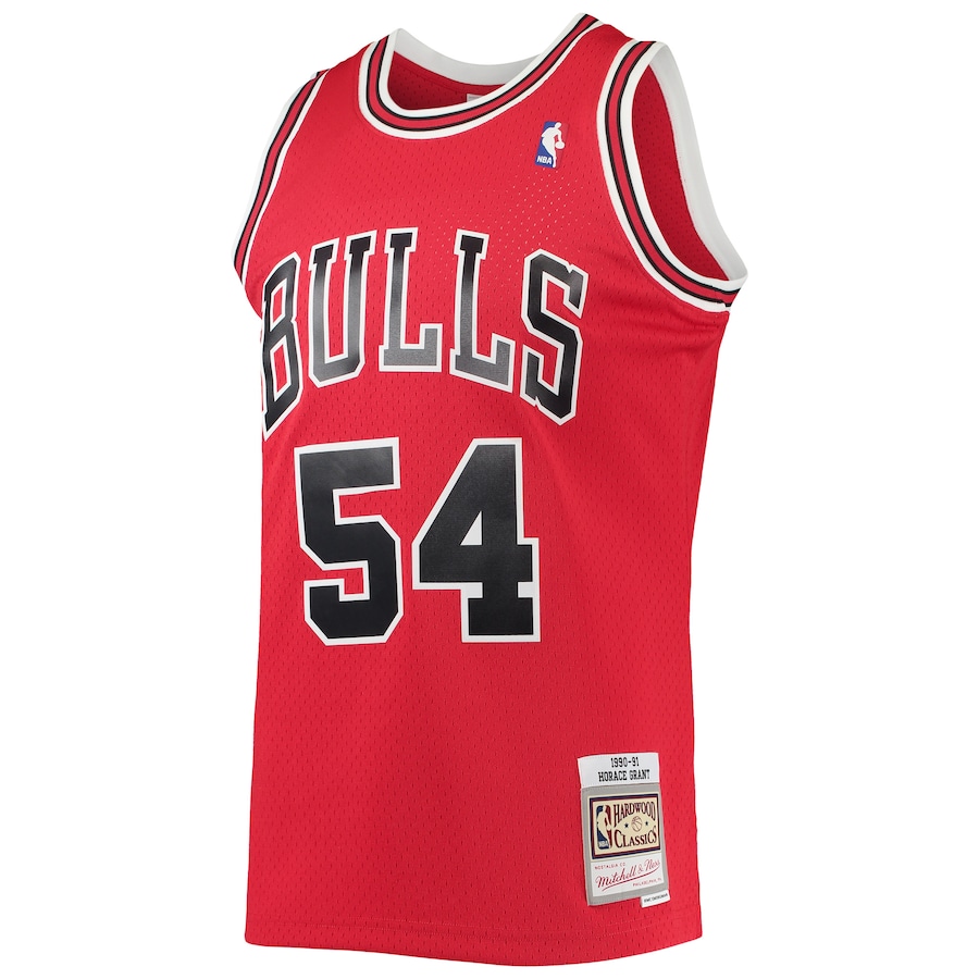 Horace Grant Chicago Bulls Mitchell & Ness 1990/91 Throwback Dark Swingman Jersey - Red