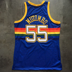 Dikembe Mutombo Denver Nuggets Blue 55 MN