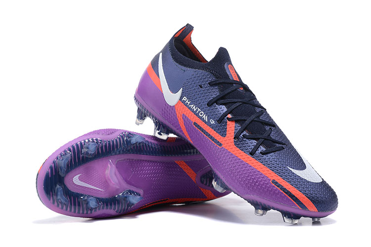 Shock Wave series Nike low-top Phantom GT2 waterproof Recharge all-knit FG football shoes Nike Phantom GT2 Elite FG